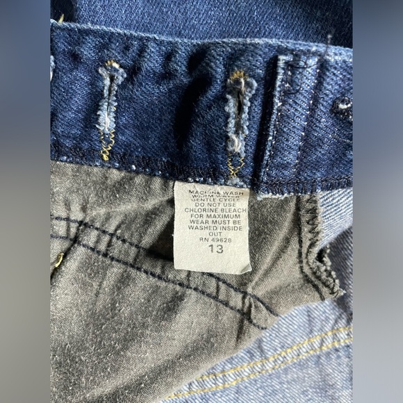 Vintage Zena High Waist Tapered Mom Jeans 80s 90s Size 13 Juniors - Picture 10 of 10